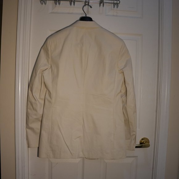 Club Monaco Men's Notch Lapel 2 Button Single Breasted Blazer Jacket Brown - Picture 3 of 7